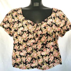 Forever 21+ floral crop top